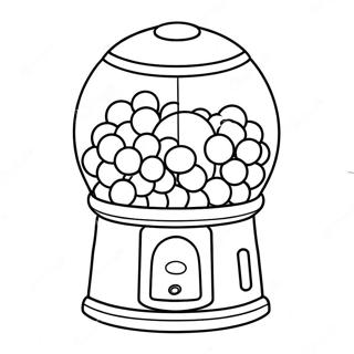 Gumball Machine Coloring Page 18059-14551