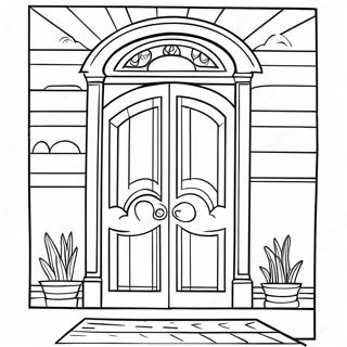 Seek Doors Coloring Pages