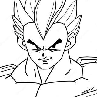 Vegeta Super Saiyan Coloring Page 18129-14605