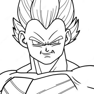 Vegeta Super Saiyan Coloring Page 18129-14606