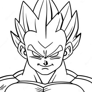 Vegeta Super Saiyan Coloring Page 18129-14607