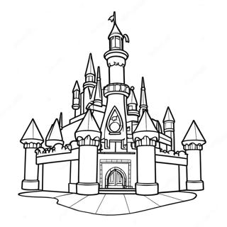 Colorful Legoland Castle Coloring Page 18170-14641