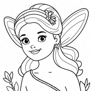 Barbie Fairy Coloring Page 18179-14651