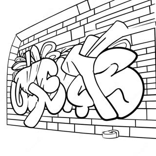 Graffiti Coloring Page 181-146