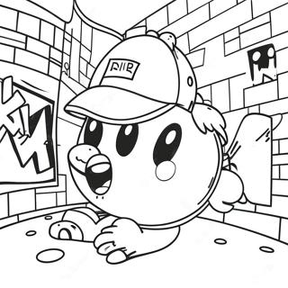 Graffiti Coloring Page 181-148