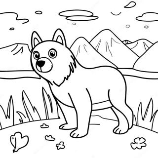 Alaska Wildlife Coloring Page 18219-14680