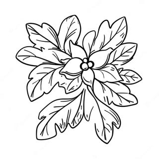 Mistletoe Coloring Page 18229-14687