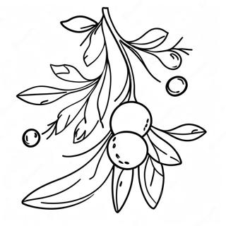 Mistletoe Coloring Page 18229-14688