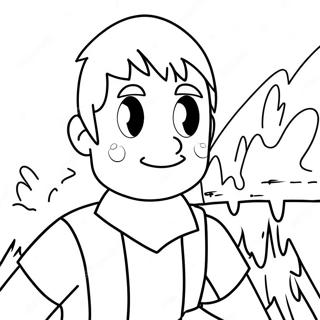 Herobrine Coloring Page 18259-14711