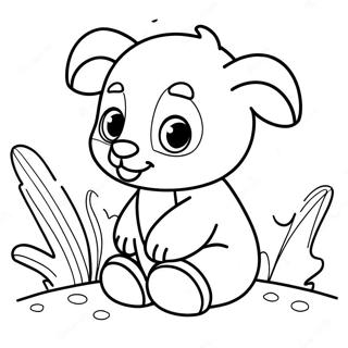 Cute Baby Animals Coloring Page 18310-14751