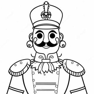 Elegant Nutcracker Soldier Coloring Page 1832-1509