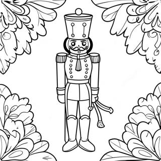 Elegant Nutcracker Soldier Coloring Page 1832-1510