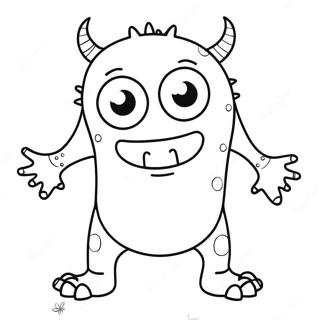 Silly Monster Coloring Page 18339-14776