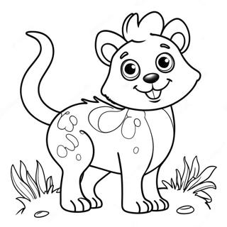 Funny Animal Coloring Page 18340-14778