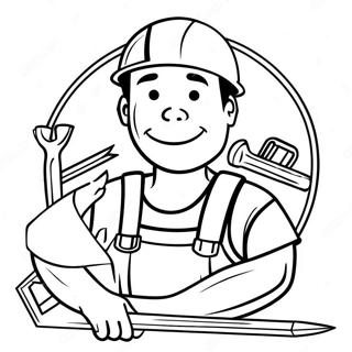 Coloring Pages Construction Worker