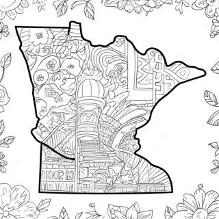 Minnesota Coloring Pages