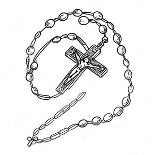 Rosary Coloring Page 18379-14802