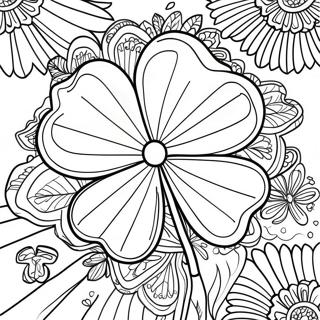 4-H Clover Coloring Pages