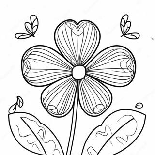 4 H Clover Coloring Page 18389-14816