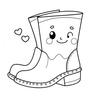 Boots Coloring Pages