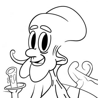 Squidward Coloring Page 1841-1514