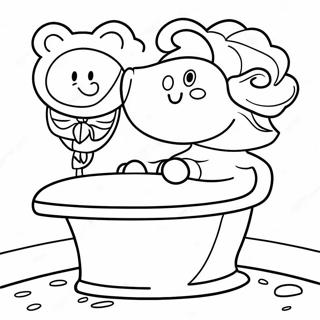 Colorful Potty Training Chart Coloring Page 18420-14838