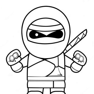 Ninja Roblox Coloring Page 18439-14853