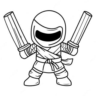 Ninja Roblox Coloring Page 18439-14855