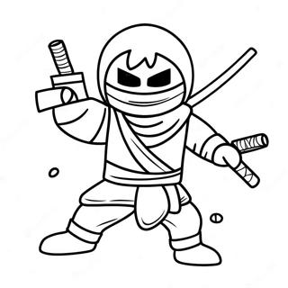 Epic Ninja Roblox Battle Coloring Page 18440-14859