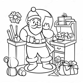 Santa S Workshop Coloring Page 18449-14867