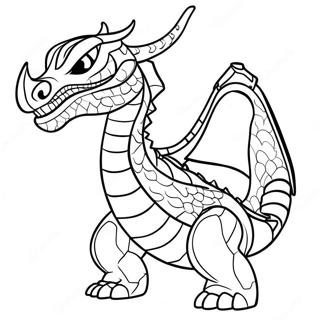 Dragon Ninjago Coloring Pages