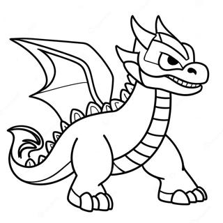 Ninjago Dragon Coloring Page 18459-14870