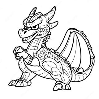 Ninjago Dragon Coloring Page 18459-14872