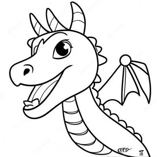 Fire Breathing Dragon Ninjago Coloring Page 18460-14876