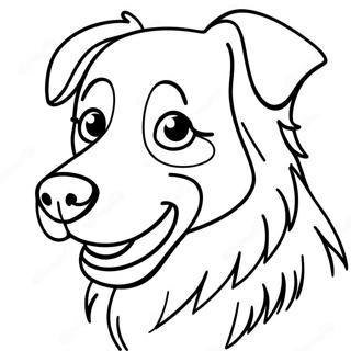 Australian Shepherd Coloring Page 18479-14884