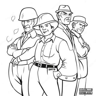 Tbhk Characters Coloring Page 18490-14902