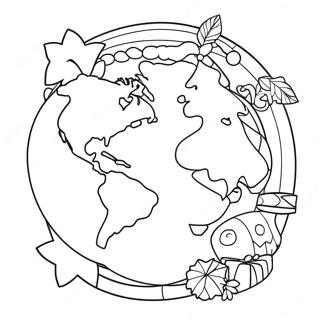 Holidays Around The World Coloring Page 18499-14900