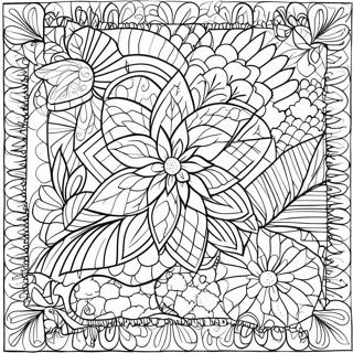 Quilt Pattern Coloring Page 18519-14920