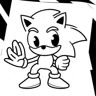 Sonic Silver In Action Coloring Page 18540-14937