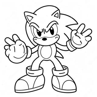 Sonic Silver In Action Coloring Page 18540-14938