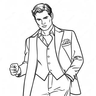 Men S Fashion Coloring Page 18569-14954