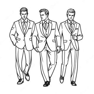 Men S Fashion Coloring Page 18569-14955