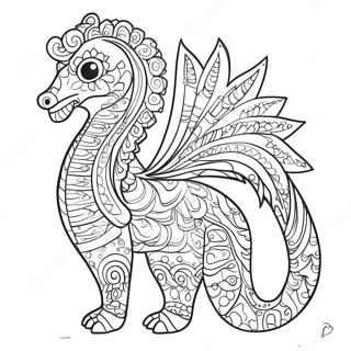 Alebrijes Coloring Page 18599-14977