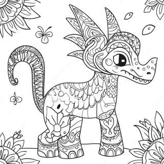 Alebrijes Coloring Page 18599-14979