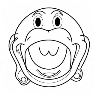 Big Mouth Coloring Page 18619-14994