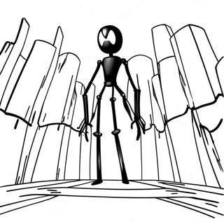 Enderman Coloring Page 18639-15012