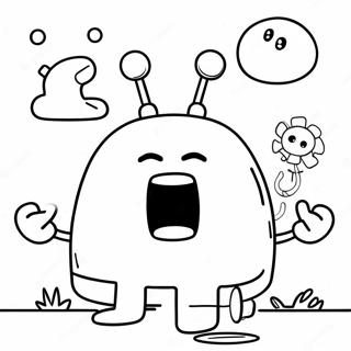 Wow Wow Wubbzy Coloring Page 18659-15028