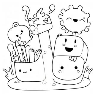 Wubbzy And Friends Fun Coloring Page 18660-15029