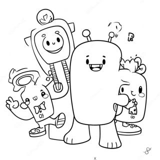 Wubbzy And Friends Fun Coloring Page 18660-15031