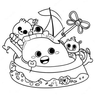 Colorful Island Of Misfit Toys Coloring Page 18680-15046